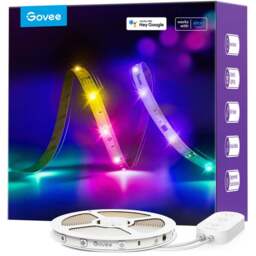 Govee RGBIC LED Smart Strip Light 10m - Size: 13.4 x 13.4 x 6.7cm - Multi - Wilko