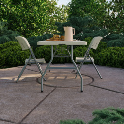Vida Designs Set of 2 Folding Garden Chair - Size: 86 x 45 x 50cm - White - Wilko - thumbnail 6