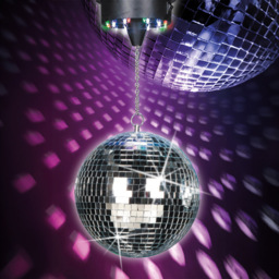 Cheetah Mirror Ball Kit 8 inch - Size: 20.3 x 20.3 x 20.3cm - Silver - Wilko - thumbnail 3