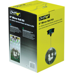 Cheetah Mirror Ball Kit 8 inch - Size: 20.3 x 20.3 x 20.3cm - Silver - Wilko - thumbnail 5