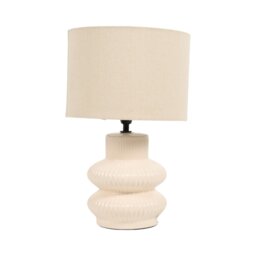 Felicity Table Lamp Cream - Wilko