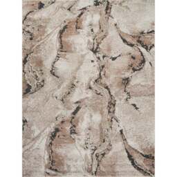 Desire Rugs Essence Terracotta Abstract Rug 120 x 170cm - Size: 170 x 120 x 2cm - Orange - Wilko