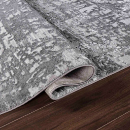 Desire Rugs Serenity Grey Abstract Lines Rug 160 x 230cm - Wilko - thumbnail 4