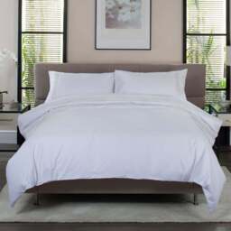 The Lyndon Company Organdie Swirl King Size 200 Thread Count Duvet Set - Blue - Wilko - thumbnail 1