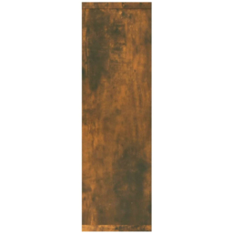 vidaXL 8 Compartment Smoked Oak Wall Shelf - Size: 174 x 56 x 35cm - Brown - Wilko - thumbnail 6
