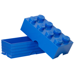 LEGO 8 Knobs Blue Storage Brick - Size: 50 x 25 x 18cm - Wilko - thumbnail 5