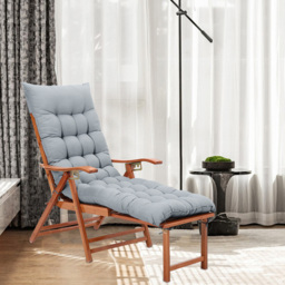 Living and Home Grey Sun Lounger Cushion 50cm - Wilko - thumbnail 3