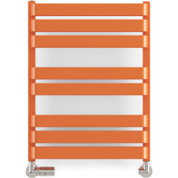 Terma Warp T Bold Matt Orange Heated Towel Rail 1569 BTU 655 x 500mm - Size: 65.5 x 50 x 11.2cm - Wilko - thumbnail 4