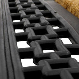JVL Mila Rubber Tuffscrape Doormat 45 x 75cm - Size: 40 x 70cm - Brown - JVL Homewares - Wilko - thumbnail 6