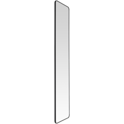 Living and Home Black Frame Full Length Door Mirror 37 x 147cm - Size: 147 x 37cm - Wilko - thumbnail 4