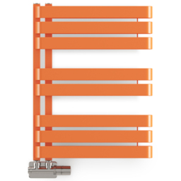 Terma Warp S Matt Orange Heated Towel Rail 1535 BTU 655 x 500mm - Size: 65.5 x 50 x 11.2cm - Wilko - thumbnail 4