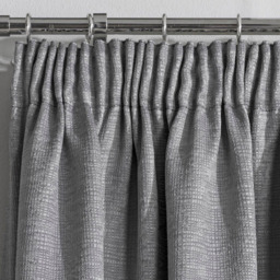 Enhanced Living Matrix Grey Thermal Pencil Pleat Readymade Curtains 117 x 183cm - Wilko - thumbnail 4