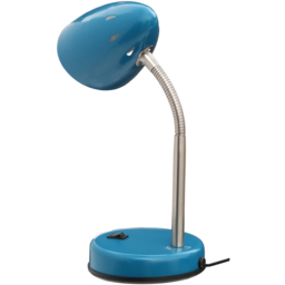 Premier Housewares Blue Gloss Desk Lamp - Size: 13 x 13 x 37cm - Wilko - thumbnail 4