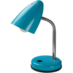 Premier Housewares Blue Gloss Desk Lamp - Size: 13 x 13 x 37cm - Wilko - thumbnail 6