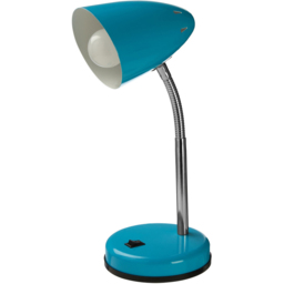 Premier Housewares Blue Gloss Desk Lamp - Size: 13 x 13 x 37cm - Wilko - thumbnail 5