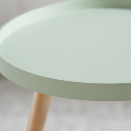 Pacific Lifestyle Halston Sage Green Wood Veneer and Natural Pine Wood Side Table - Wilko - thumbnail 6