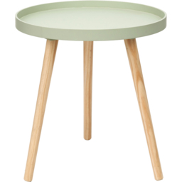 Pacific Lifestyle Halston Sage Green Wood Veneer and Natural Pine Wood Side Table - Wilko - thumbnail 3