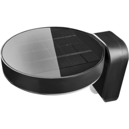 Nordlux Rica Black Round Solar Wall Light - Size: 12 x 15 x 12cm - Wilko - thumbnail 4
