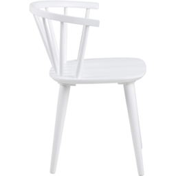 Florence Ida Set of 2 White Dining Chair - Furniture To Go - Wilko - thumbnail 4