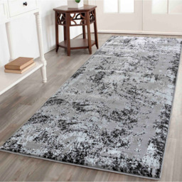 Desire Rugs Serenity Black Abstract Acrylic Rug 160 x 230cm - Wilko - thumbnail 6