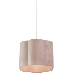 Lighting Collection Blush Scallop Shade - Size: 25 x 35.5 x 35.5cm - Pink - Wilko - thumbnail 4