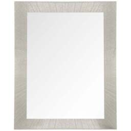 Silver Starburst Glitter Wall Mirror - Size: 60 x 40cm - The Port. Co Gallery - Wilko - thumbnail 1