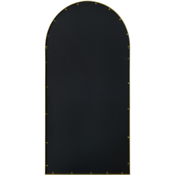 MirrorOutlet The Arcus Gold Framed Arched Garden Wall Mirror 180 x 90cm - Size: 180 x 90 x 3cm - Wilko - thumbnail 5