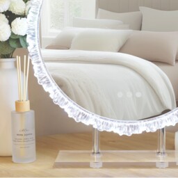 Flora LED Desktop Vanity Mirror - Wilko - thumbnail 4