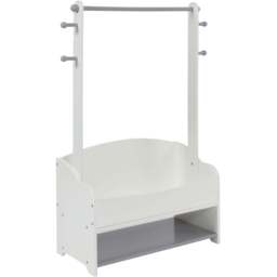 Liberty House Toys Kids Hanging Rail with Extra Storage - Size: 100 x 70 x 30cm - Wilko
