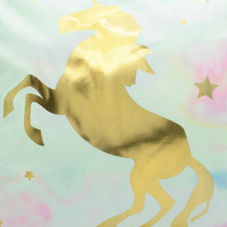Velosso Golden Unicorn Filled Cushion 43 x 43cm 2 Pack - Multi - Wilko - thumbnail 3