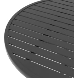 Outsunny Black Round Garden Table - Size: 66 x 66 x 71.5cm - Wilko - thumbnail 4