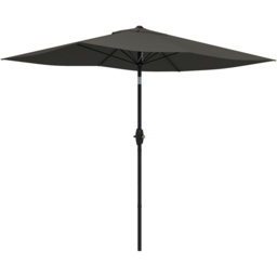 Outsunny Dark Grey Crank and Tilt Parasol 2 x 3m - Wilko - thumbnail 1