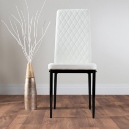 Furniturebox Arona Valera Concrete Effect 4 Seater Round Dining Set Grey and White - Wilko - thumbnail 4