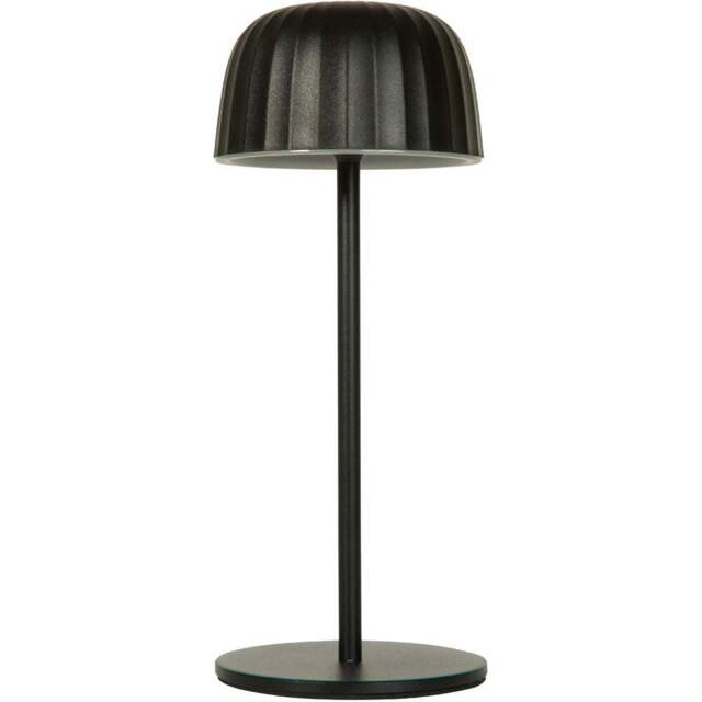 Lighting Collection Boyd Black Rechargeable LED Table Lamp - Size: 28.5 x 12.5 x 12.5cm - Wilko - image 1