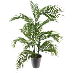 Botanik Palm Artificial Tree in Pot 3ft - Size: 90 x 70 x 50cm - Green - Wilko