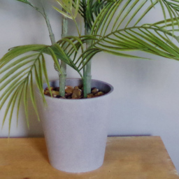 Botanik Palm Artificial Tree in Pot 3ft - Size: 90 x 70 x 50cm - Green - Wilko - thumbnail 4