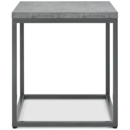 Bentley Designs Renzo Zinc and Dark Grey Side Table - Size: 50 x 45 x 45cm - Wilko - thumbnail 4