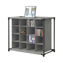 Living and Home Multi-Tier Grey Metal Shoe Rack - Size: 4 Tier - Wilko - thumbnail 5