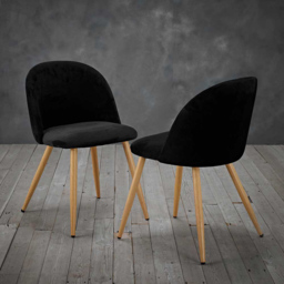 Venice Set of 2 Black Dining Chair - LPD Home - Wilko - thumbnail 5