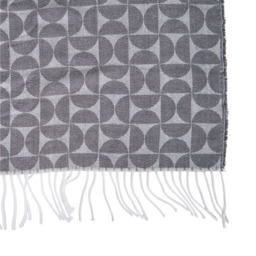 Atzi Geometric Throw - Charcoal - Wilko - thumbnail 5