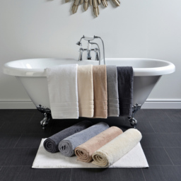 Allure Bath Fashions Hotel Luxury Stone Deep Pile Bath Mat 50 x 80cm - Brown - Wilko - thumbnail 3