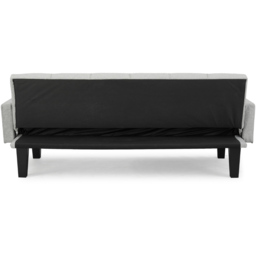 Home Detail Levine Double Sleeper Light Grey Fabric Sofa Bed - Size: 3 Seater - Wilko - thumbnail 5