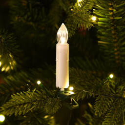 Christmas Tree LED Candle Clips String Light White - Sleigh Bells Ring - Wilko - thumbnail 5