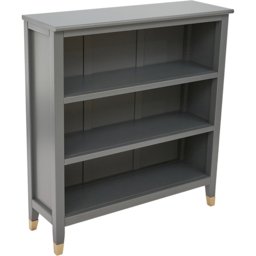 Palazzi 3 Shelves Grey Bookcase - Size: 3 Shelf - Wilko - thumbnail 5