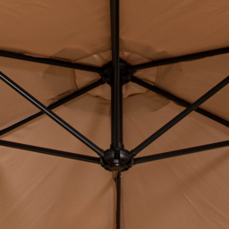 Samuel Alexander Beige Cantilever Banana Parasol with Crank Handle 3m - Cream - Wilko - thumbnail 6