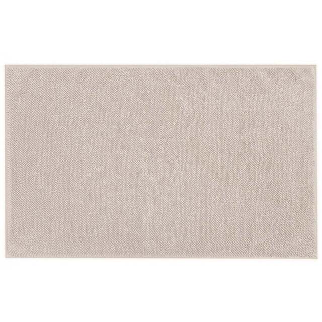 Misona Loop Light Grey Reversible Organic Cotton Bath Mat 50 x 80cm - Size: 50 x 80 x 1cm - Wilko - image 1