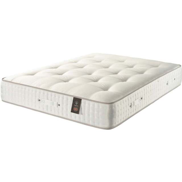 Aspire Small Single Natural Medium Firm Pocket Mattress - White - Wilko - image 1