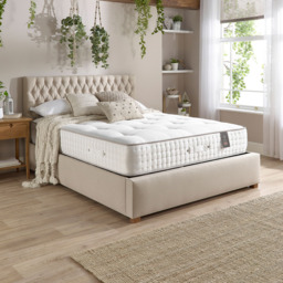 Aspire Small Single Natural Medium Firm Pocket Mattress - White - Wilko - thumbnail 6