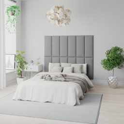 Aspire EasyMount Grey Eire Linen Upholstered Wall Mounted Headboard Panels 8 Pack - Aspire Beds - Wilko - thumbnail 5