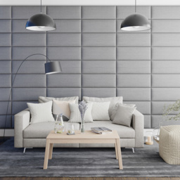 Aspire EasyMount Grey Eire Linen Upholstered Wall Mounted Headboard Panels 8 Pack - Aspire Beds - Wilko - thumbnail 4